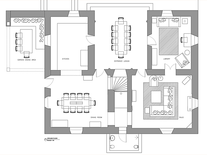 Floor Plan of Ground Floor 
